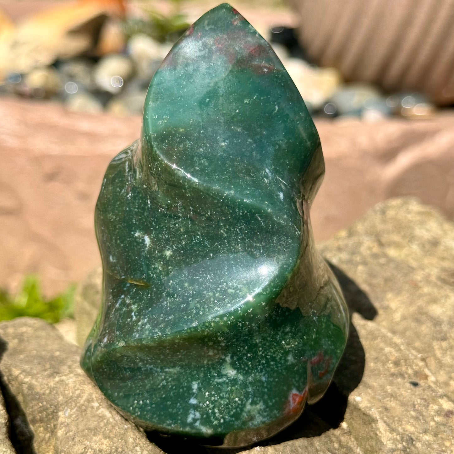 Green Ocean Jasper Flame 411g