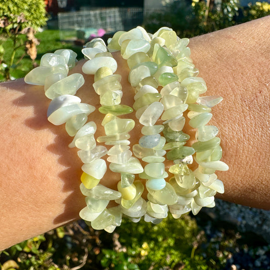 New Jade Chip Bracelet