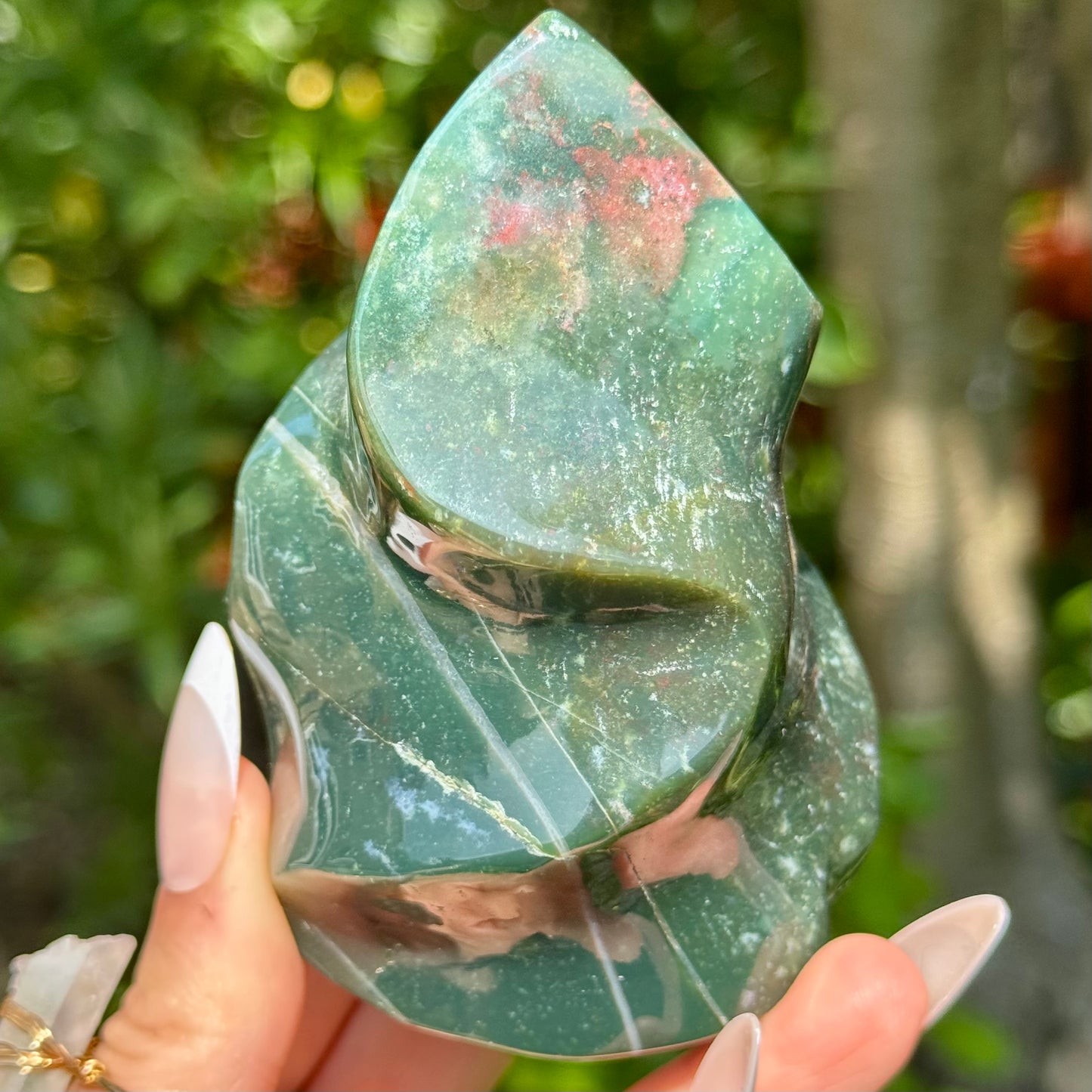 Green Ocean Jasper Flame 411g