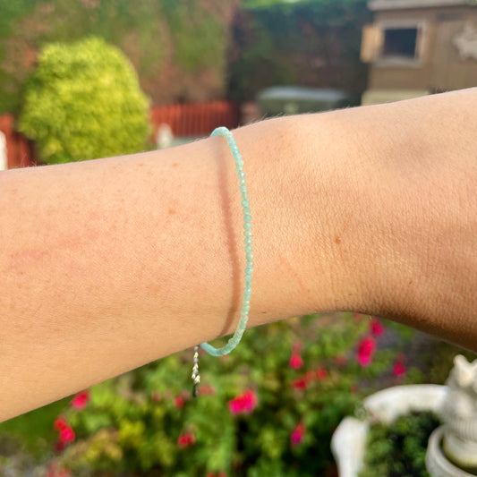 Amazonite Minimalist Bracelet 🩵