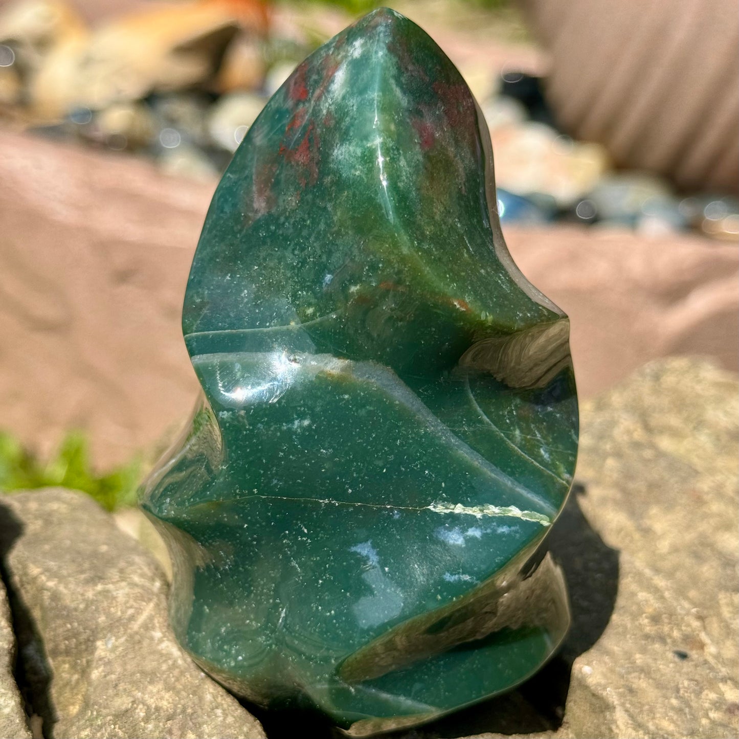 Green Ocean Jasper Flame 411g