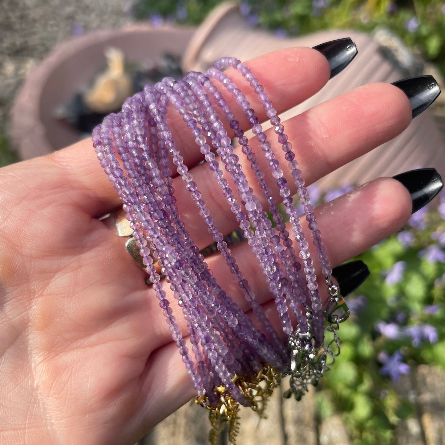 Amethyst Minimalist Bracelet 🪻