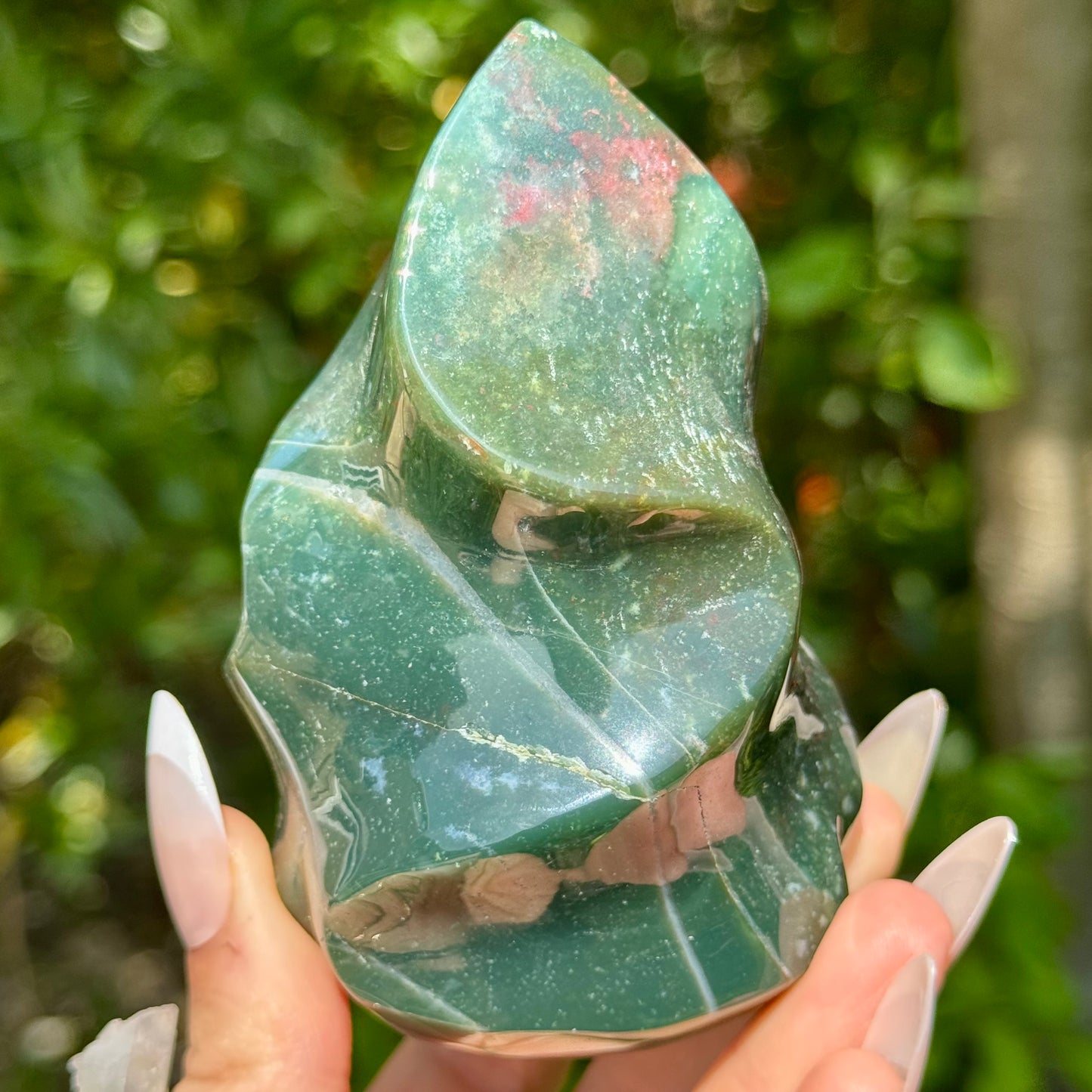 Green Ocean Jasper Flame 411g