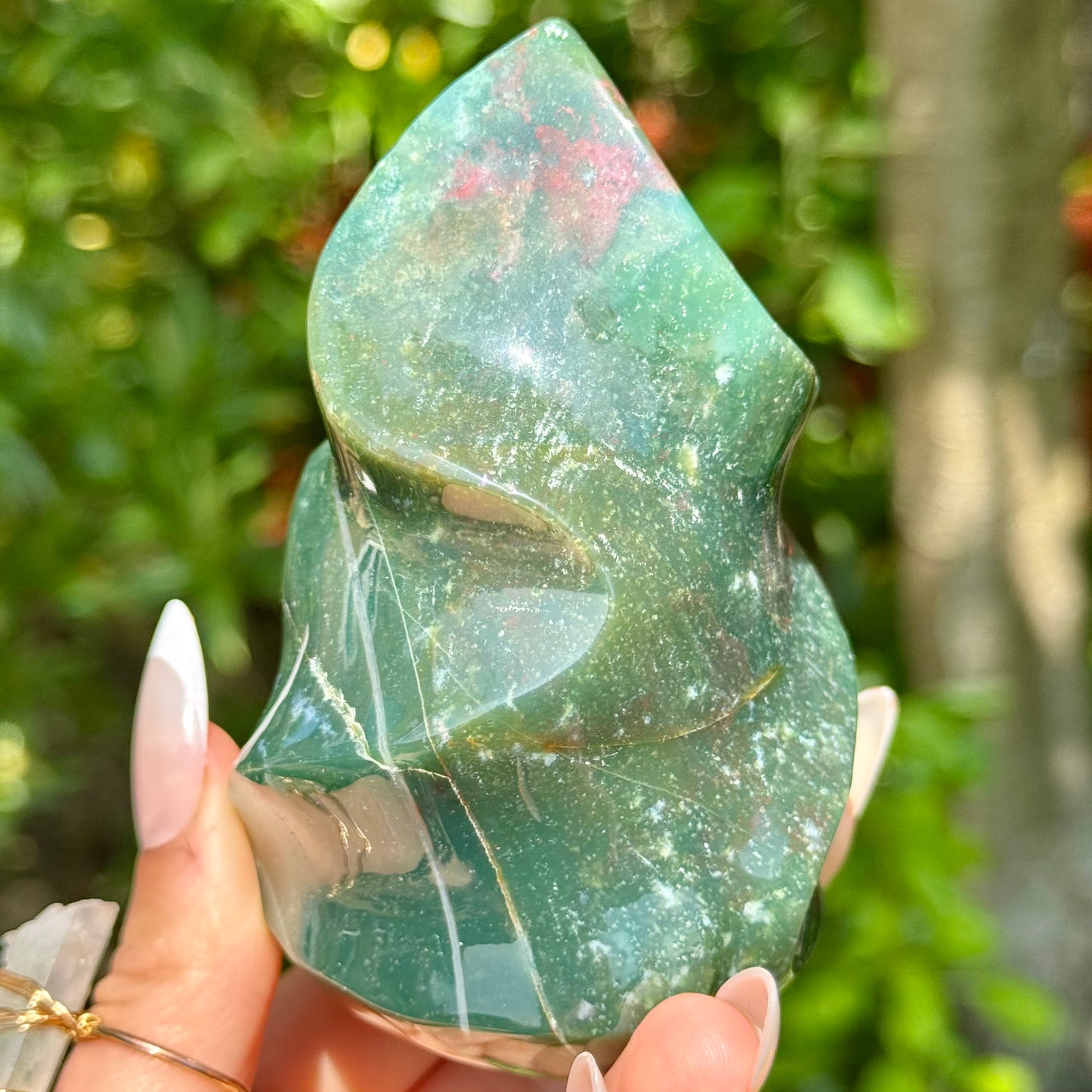 Green Ocean Jasper Flame 411g