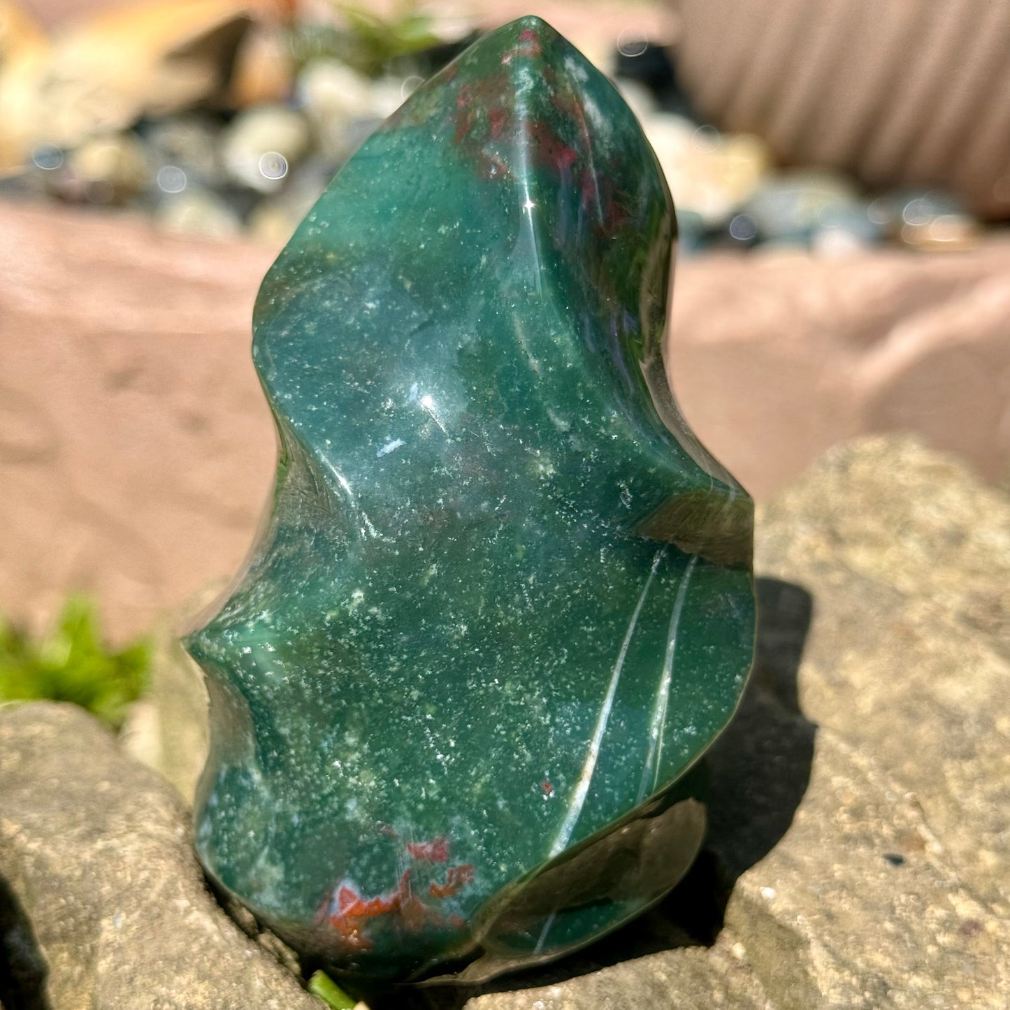 Green Ocean Jasper Flame 411g