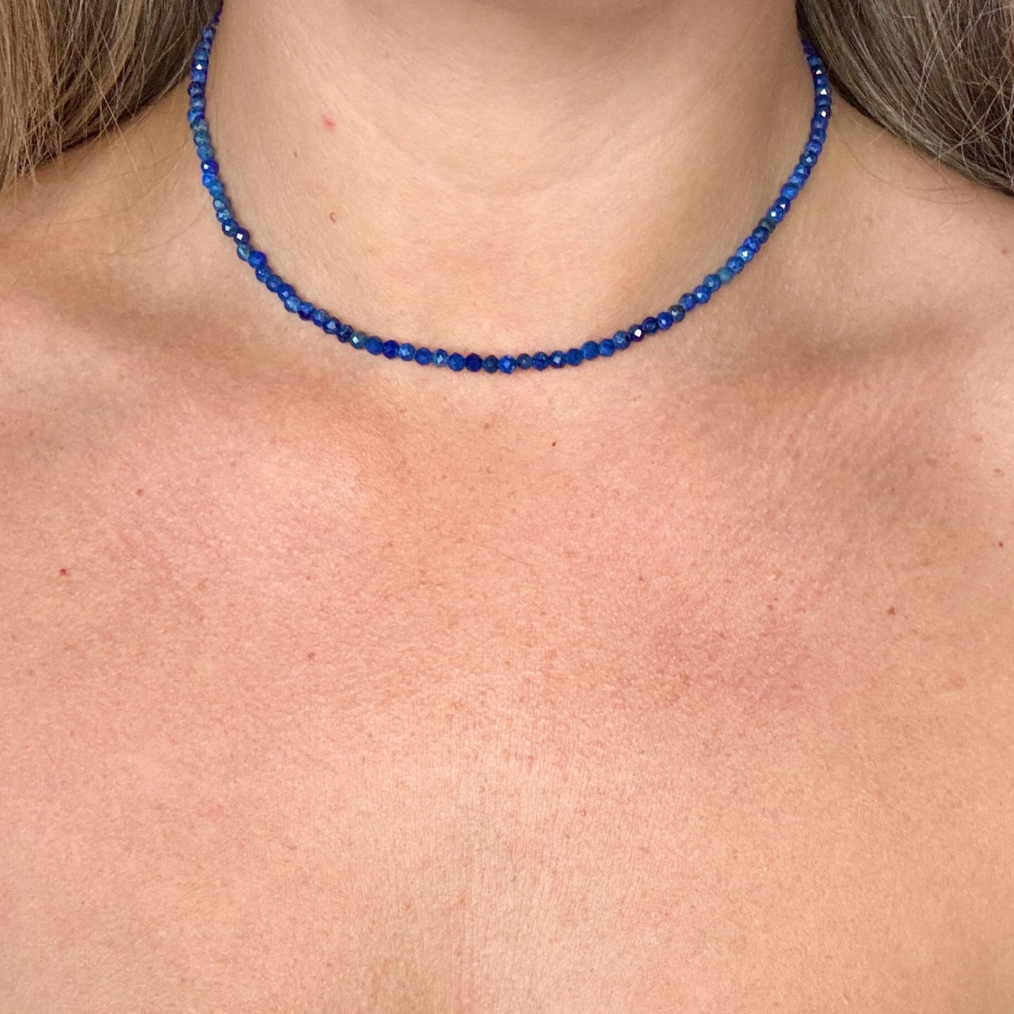 Lapis Lazuli Choker Necklace