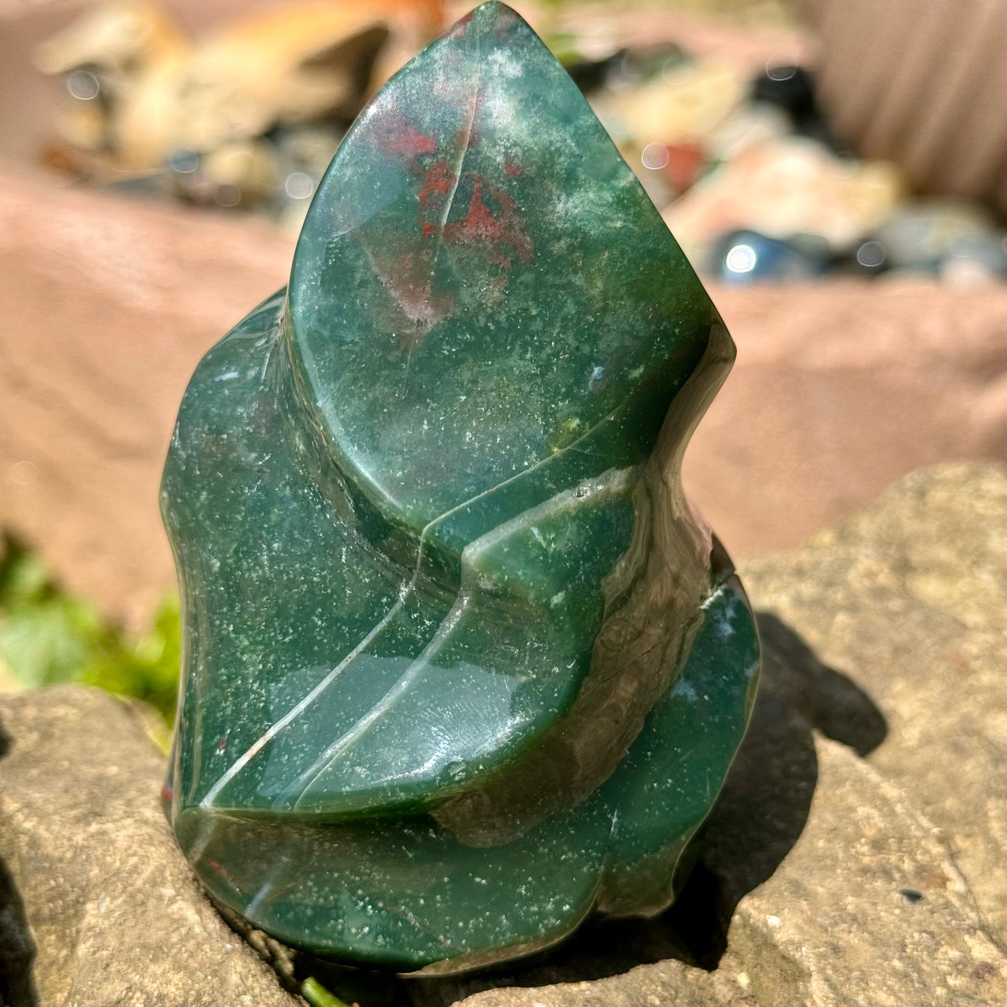 Green Ocean Jasper Flame 411g