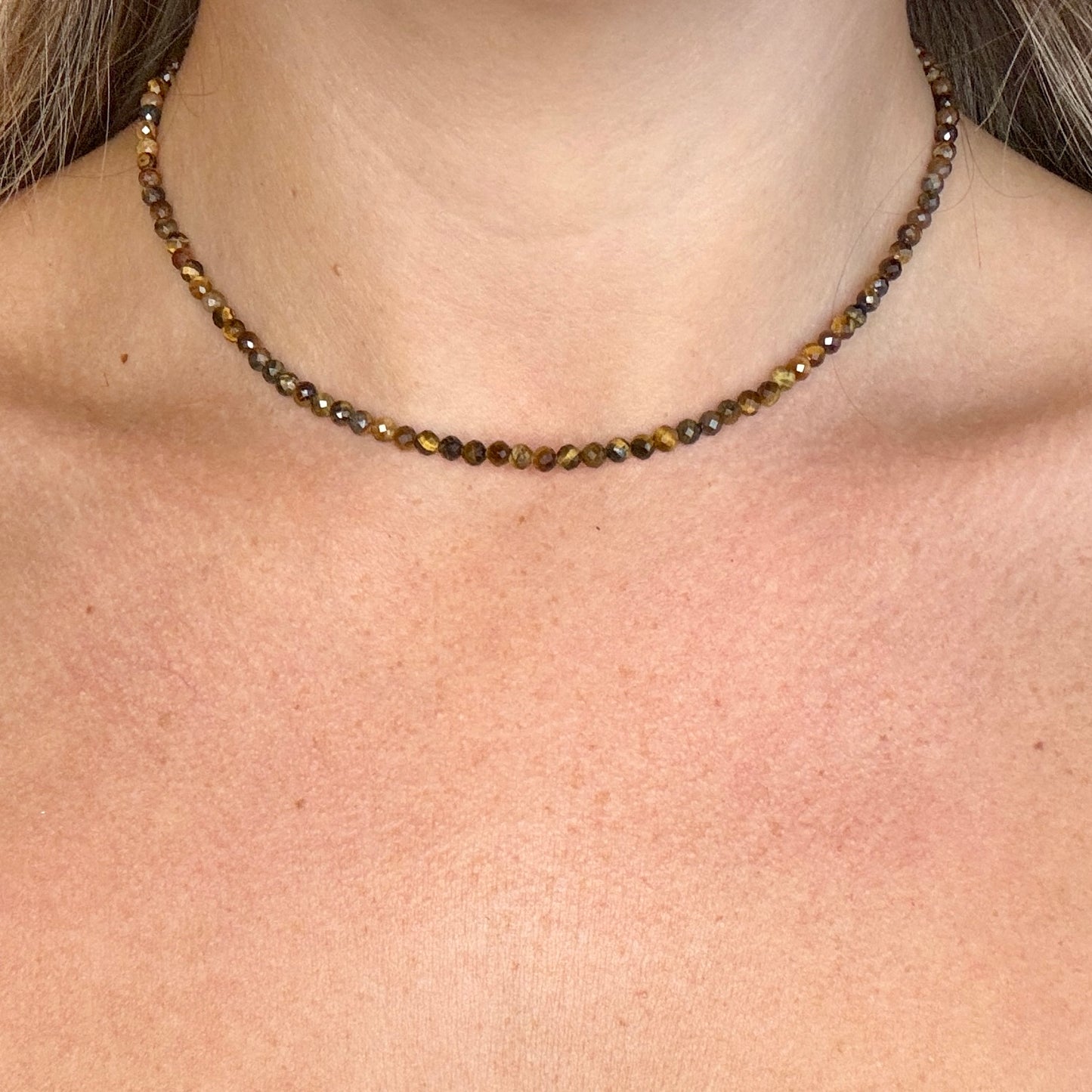 Tigers Eye Choker Necklace