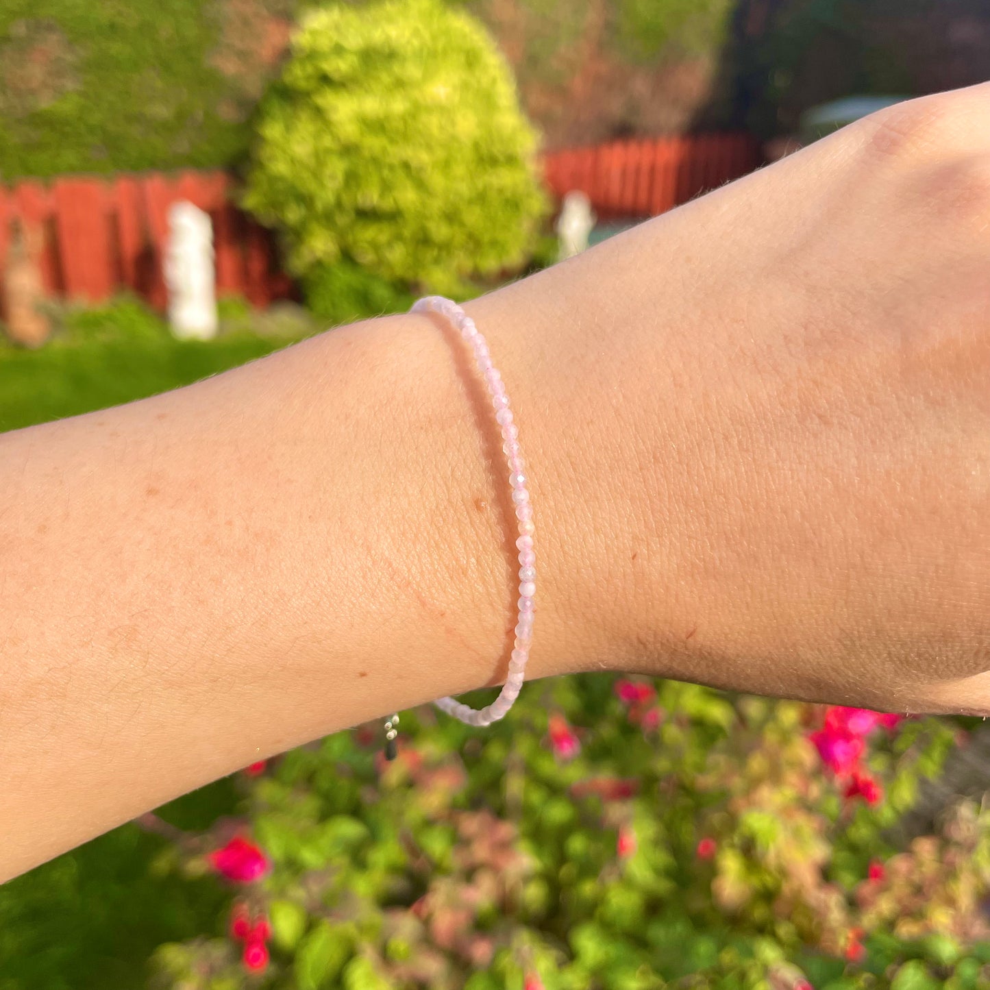 Morganite Minimalist Bracelet 💘