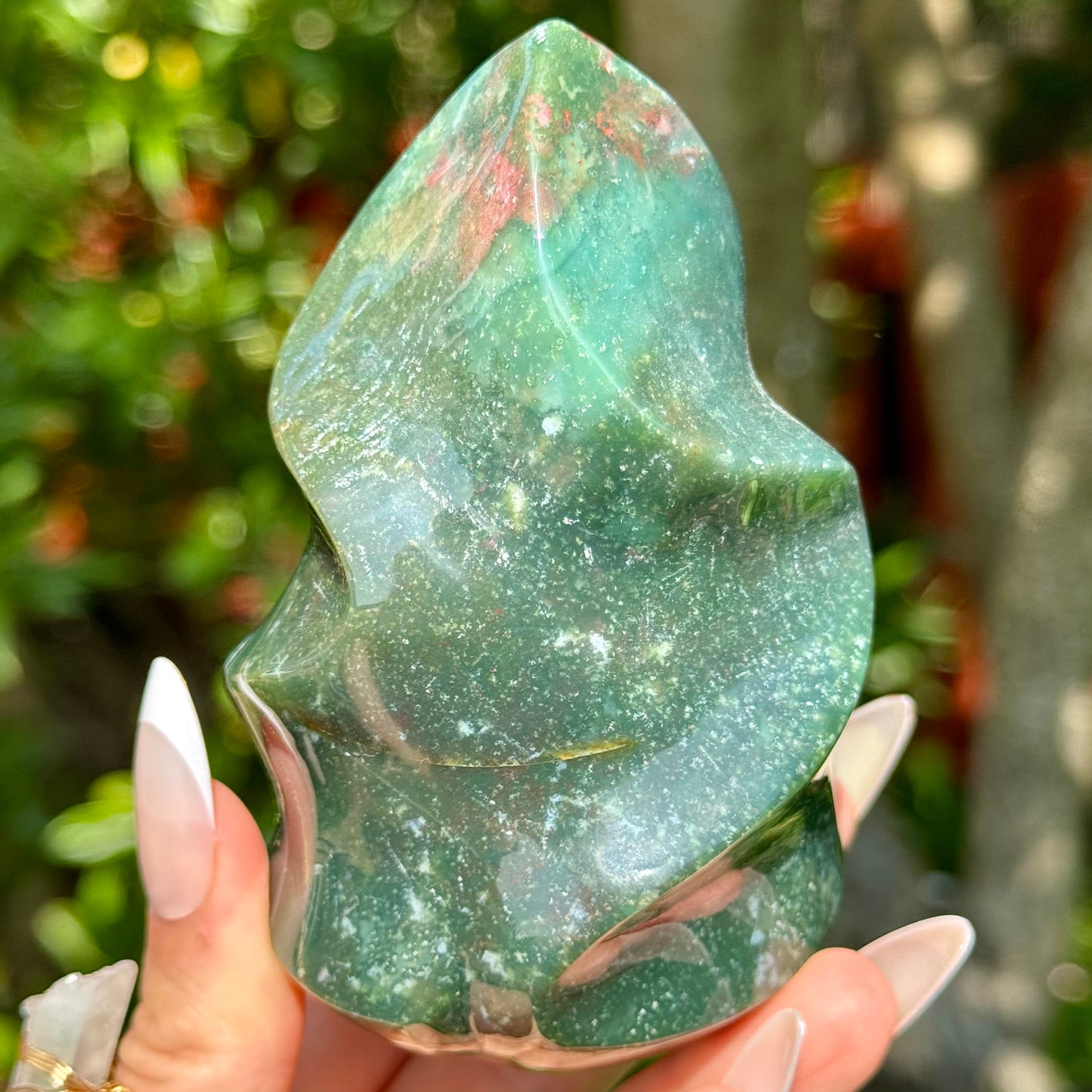 Green Ocean Jasper Flame 411g