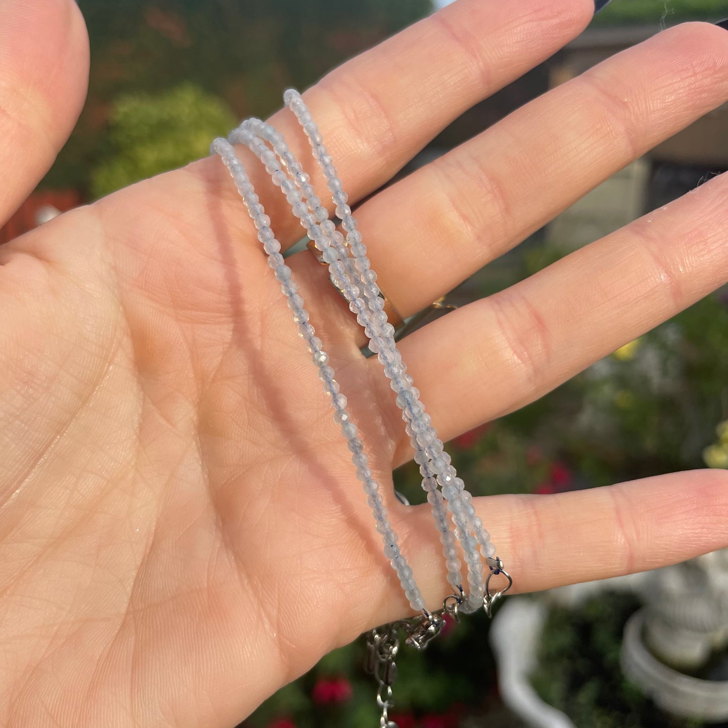 Aquamarine Minimalist Bracelet 🌊