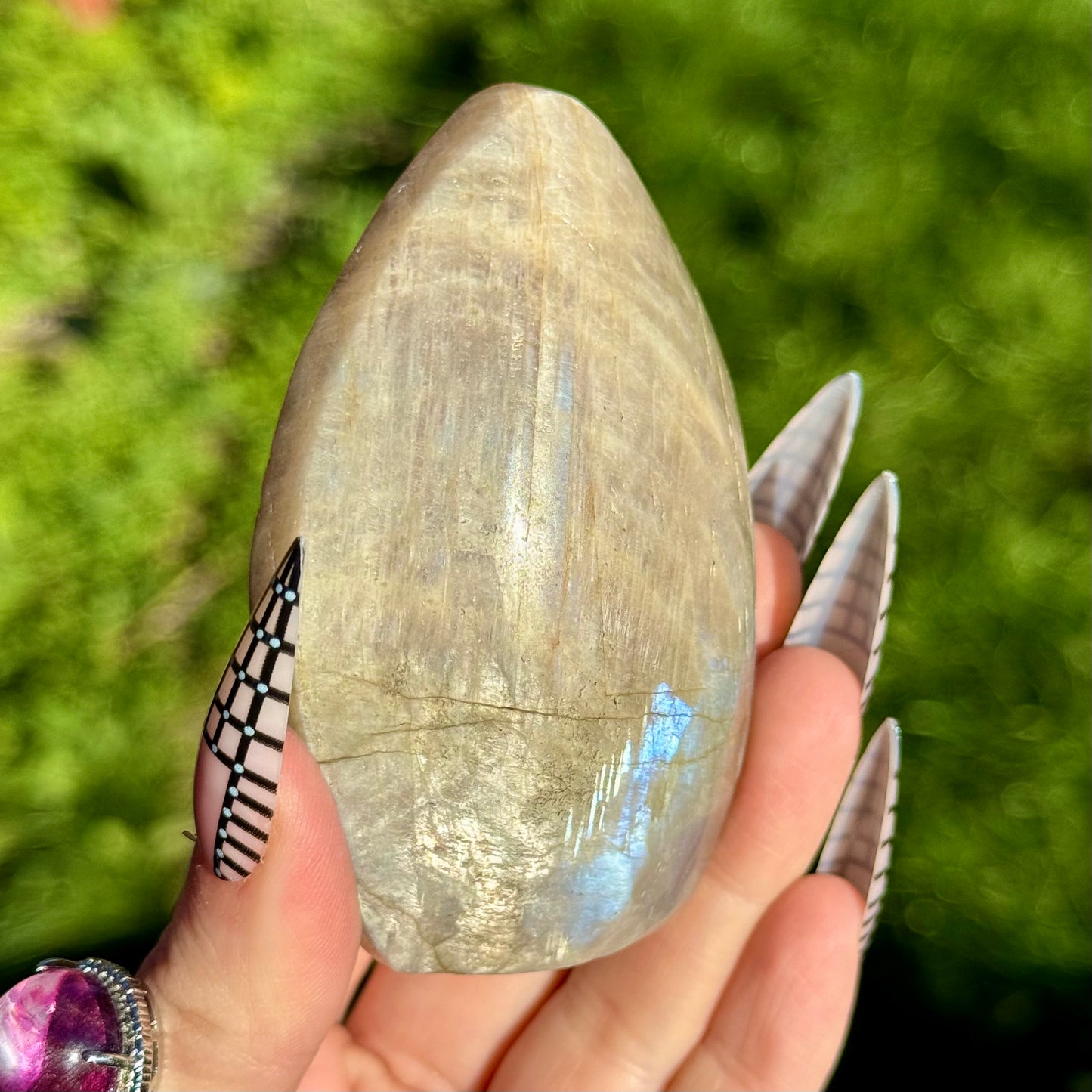 Moonstone Flashy Freeform 186g