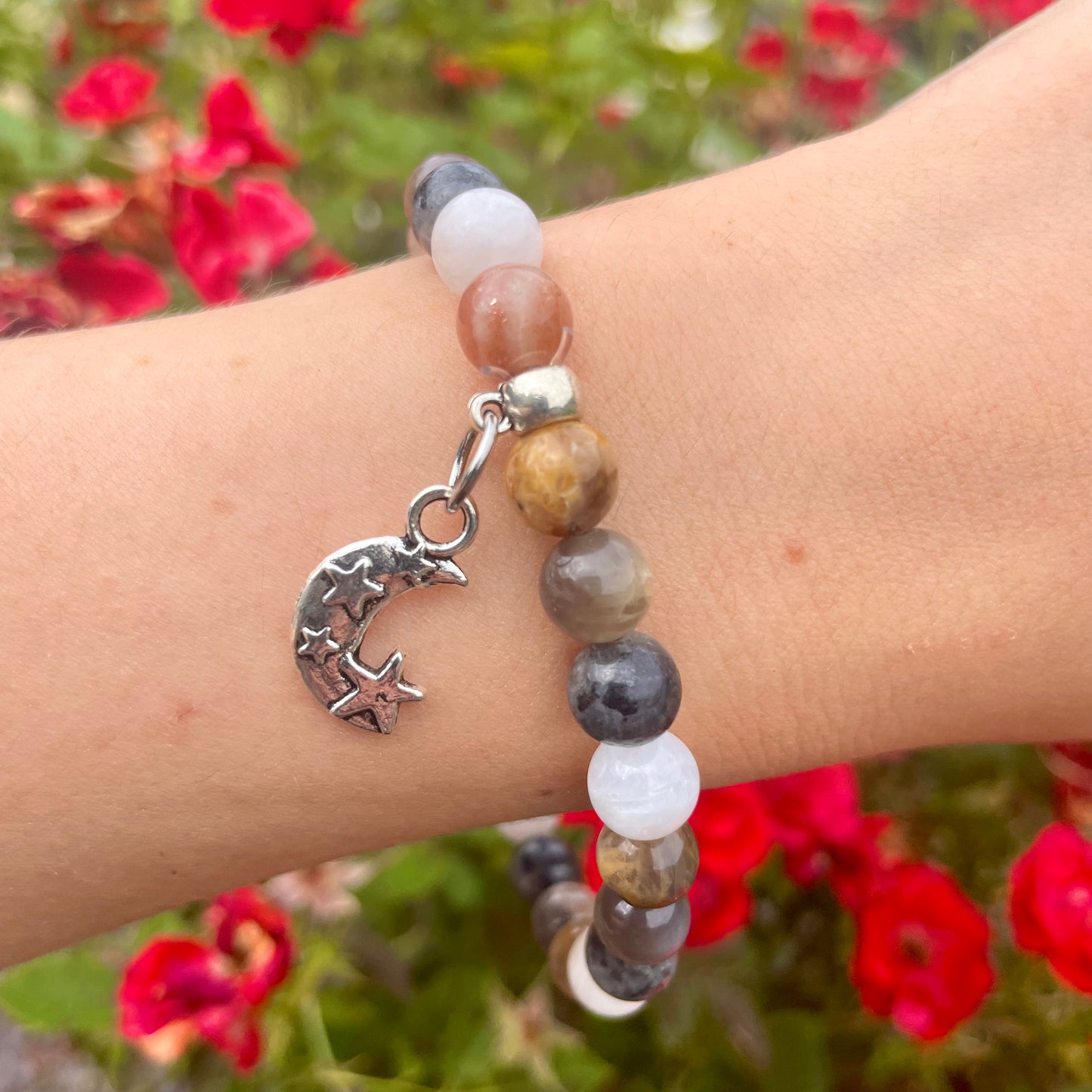 Attune To The Moon Beaded Bracelet