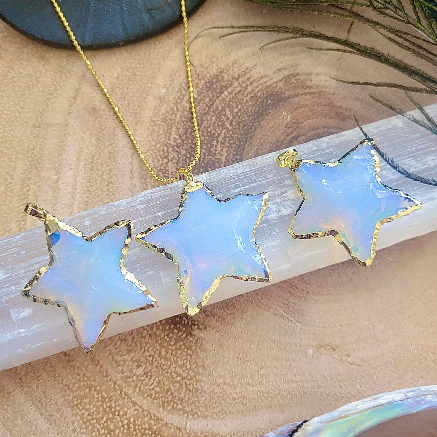 Opalite Raw Star Necklace