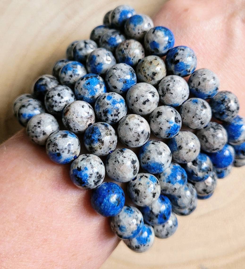 K2 stone bracelet natural Stone crystal healing stacking stretchy bracelet jewellery