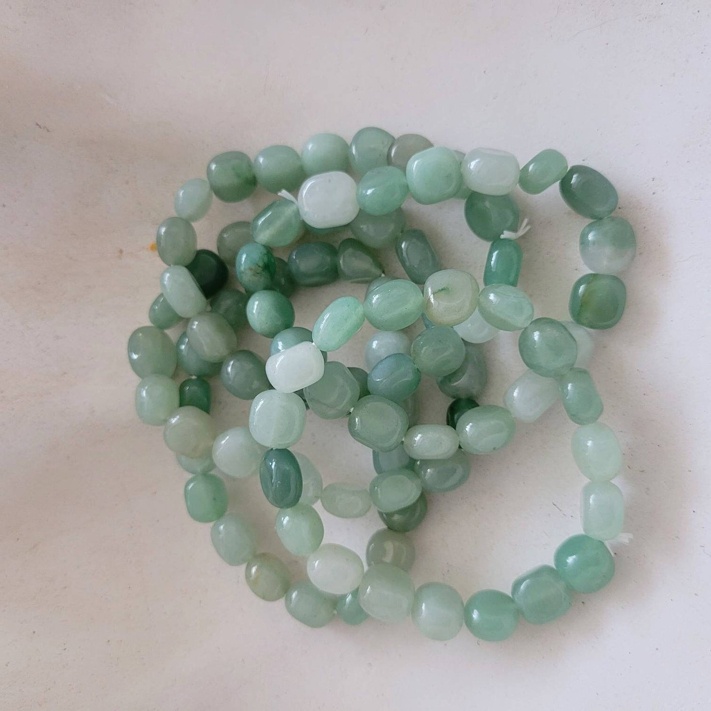 Green Aventurine nugget bracelet crystal healing natural stone jewellery