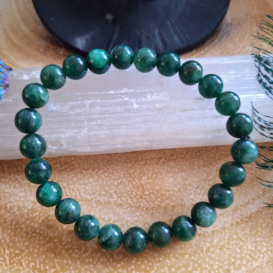 Fuchsite bracelet crystal healing gift for him or her