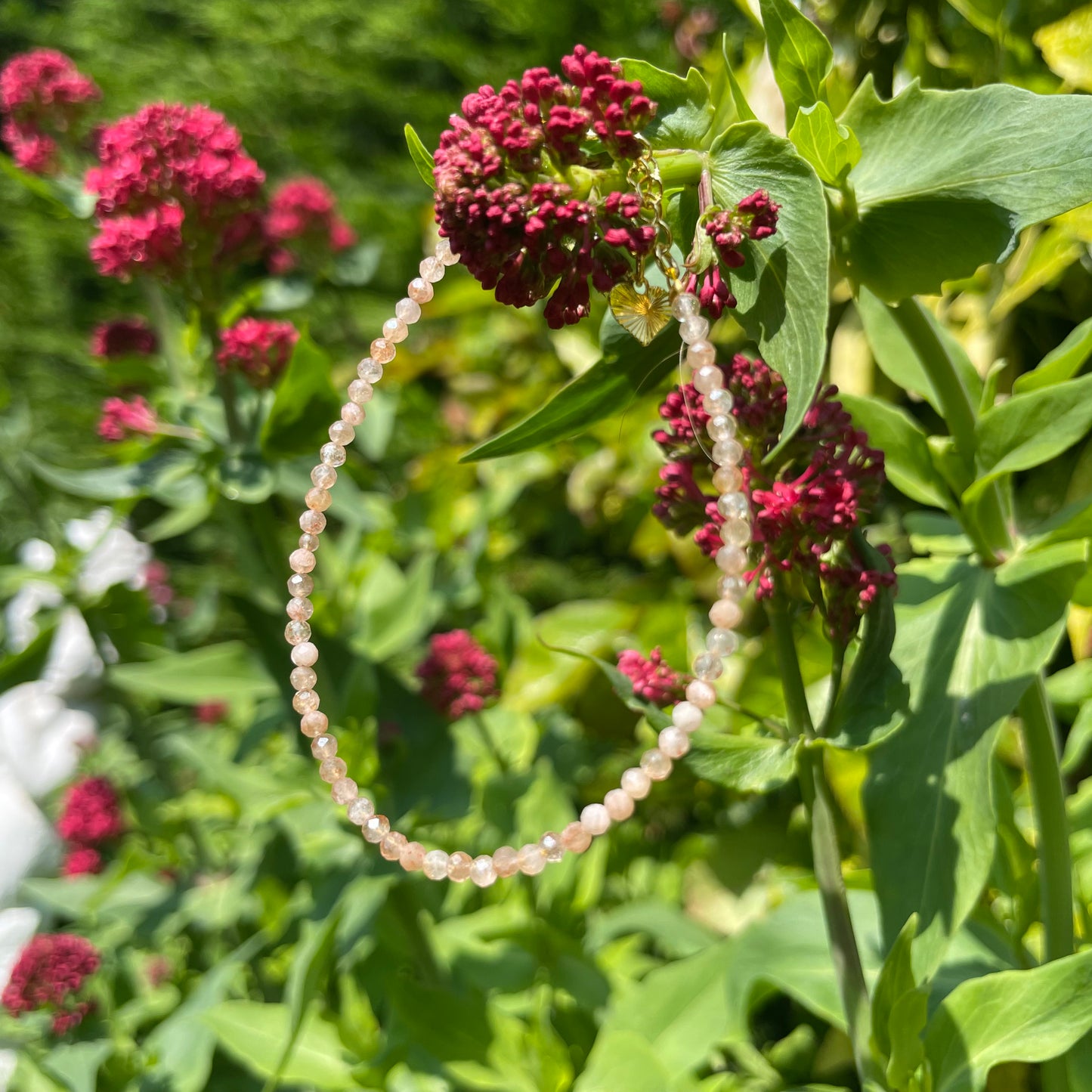 Sunstone Adjustable Mininalist Bracelet