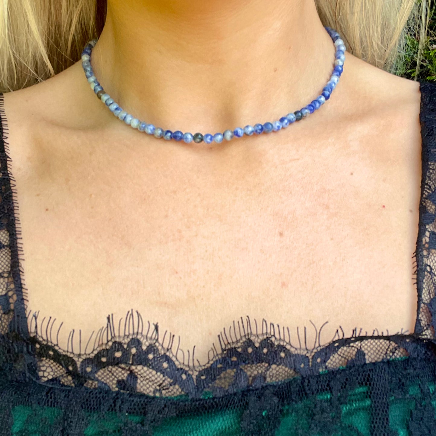 Sodalite Choker Necklace