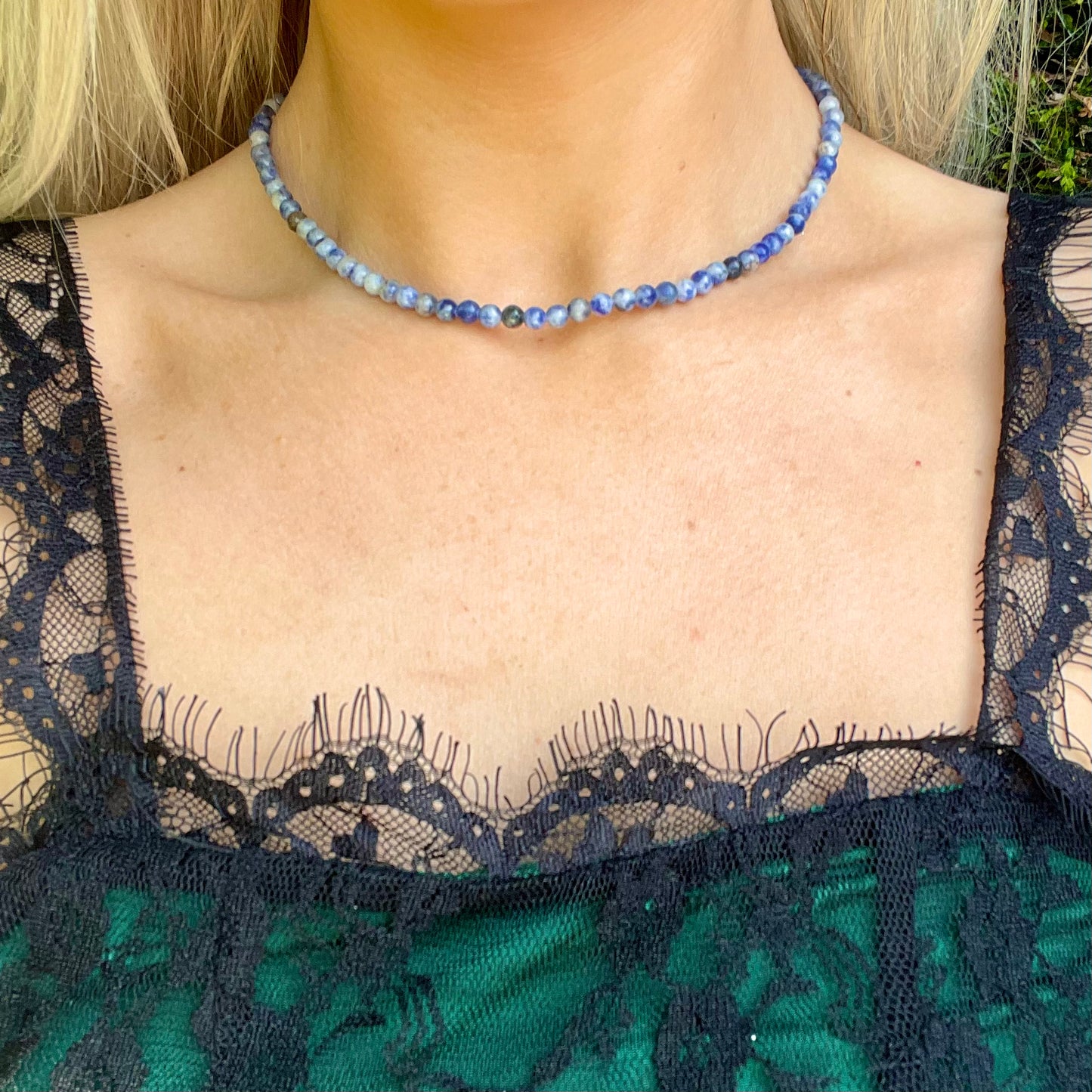 Sodalite Choker Necklace