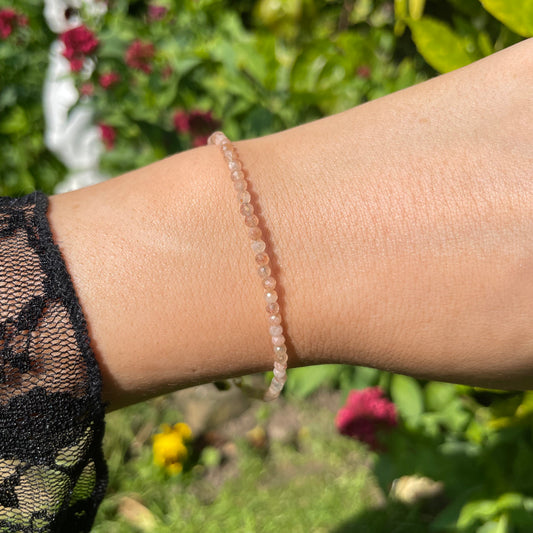 Sunstone Adjustable Mininalist Bracelet