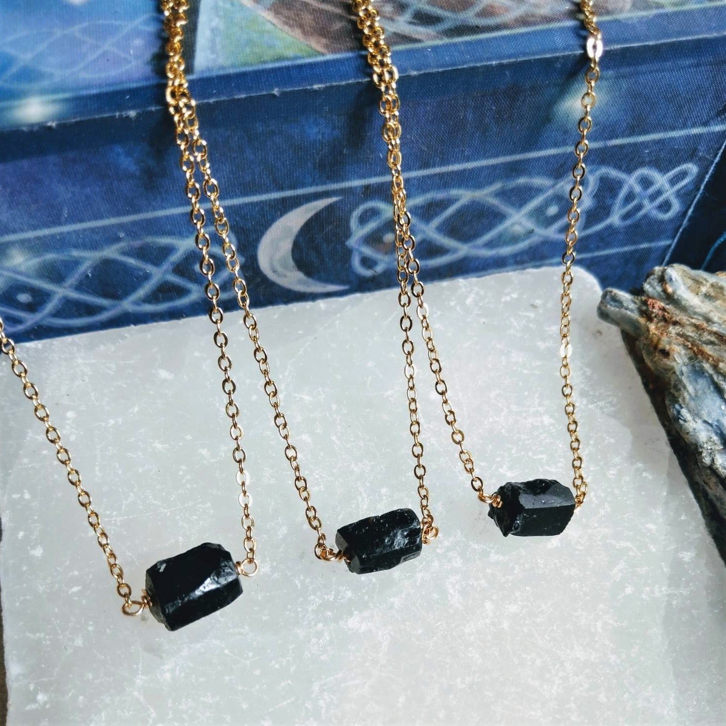 Natural Black Tourmaline Necklace Orgonite Crystal Heart Orgone Energy  Pendant | eBay
