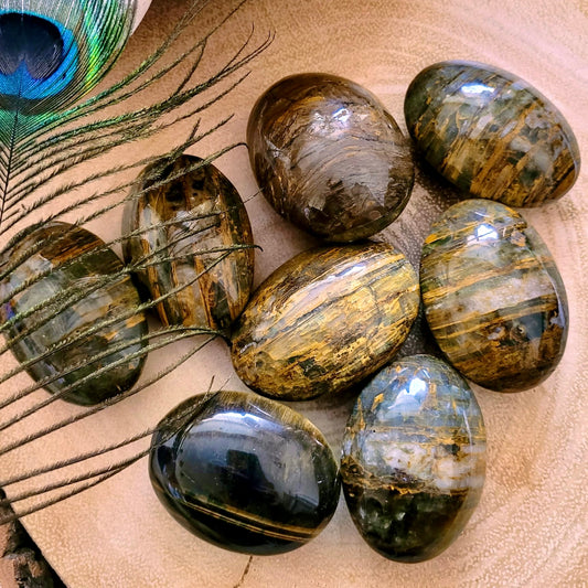 Pietersite Palm Stones 6cm