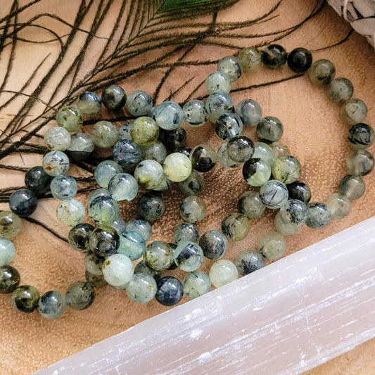 Prehnite Beaded Bracelet