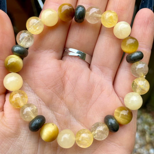 Solar Plexus Chakra Activation Beaded Bracelet 💛🧡💛