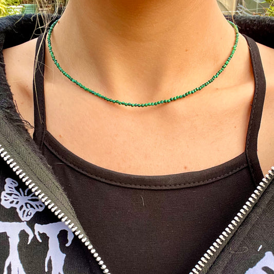 Malachite Choker Necklace