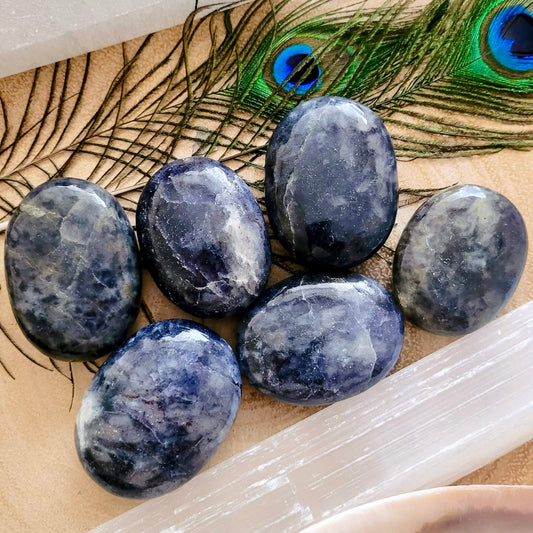 Iolite Palm Stones 5-6cm