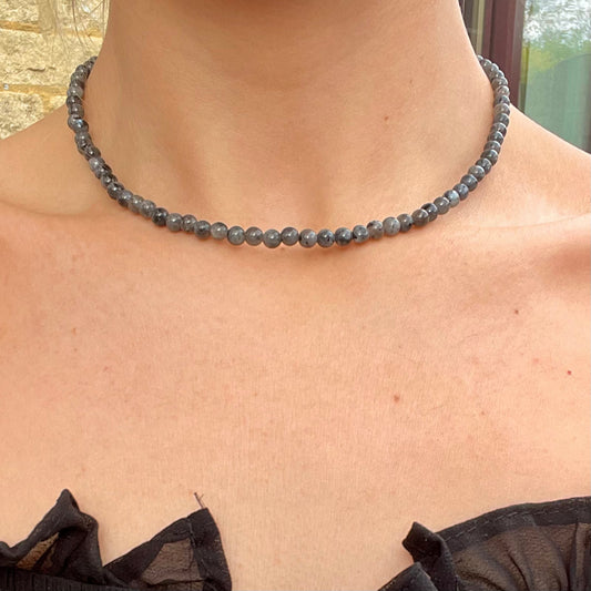 Larvikite Choker Necklace