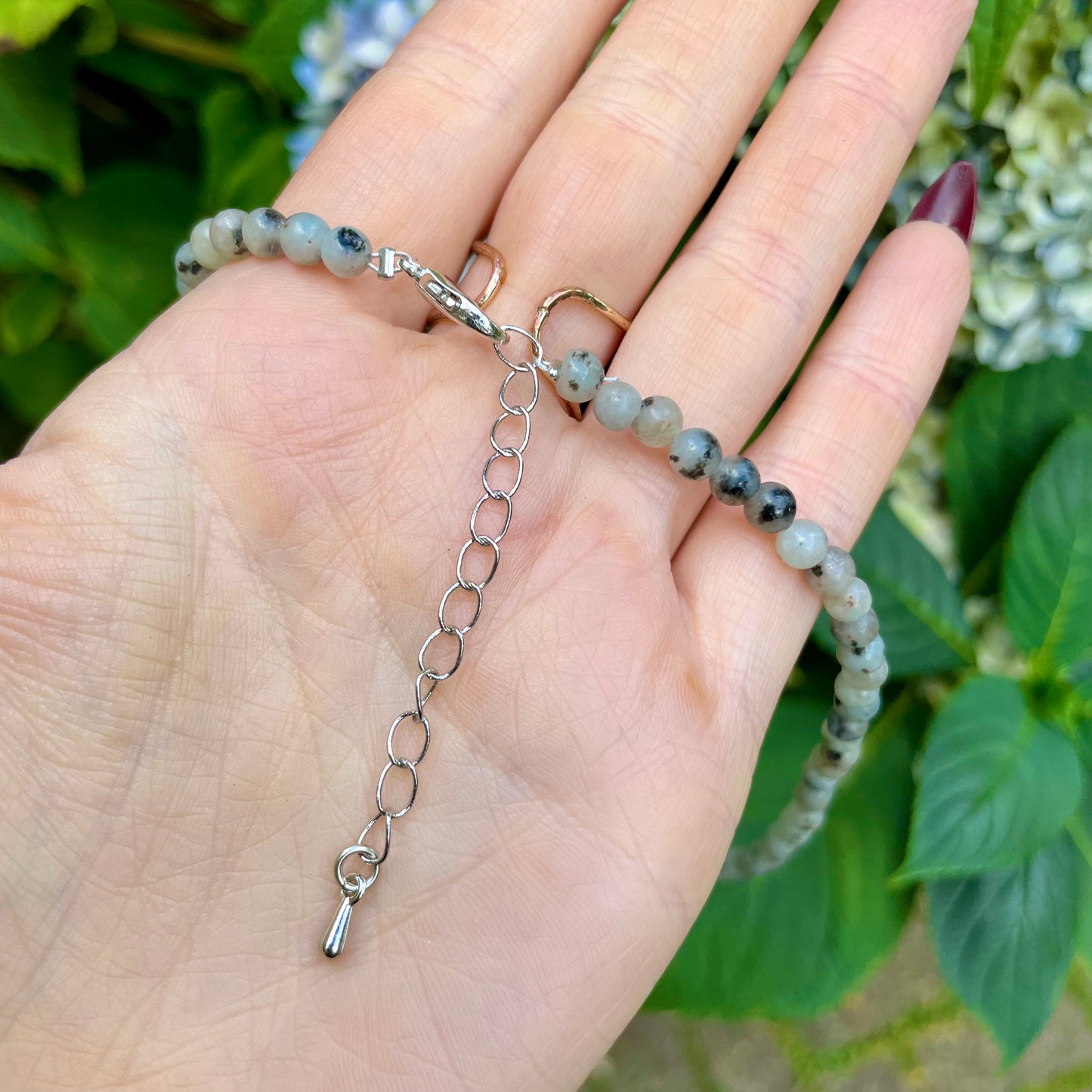 Kiwi Jasper Choker Necklace 🥝🤍