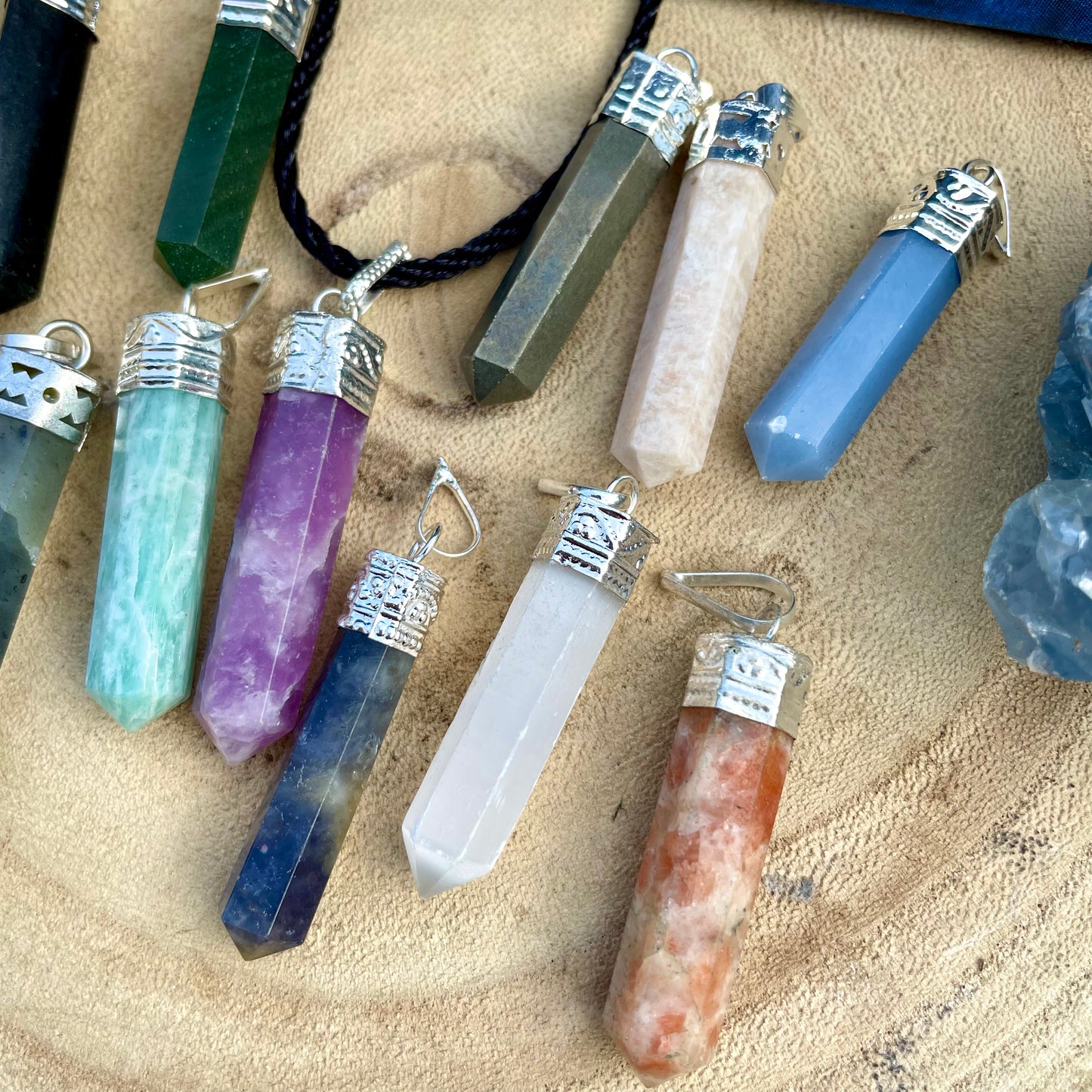 Crystal Point Pendants ✨💎🌙💕