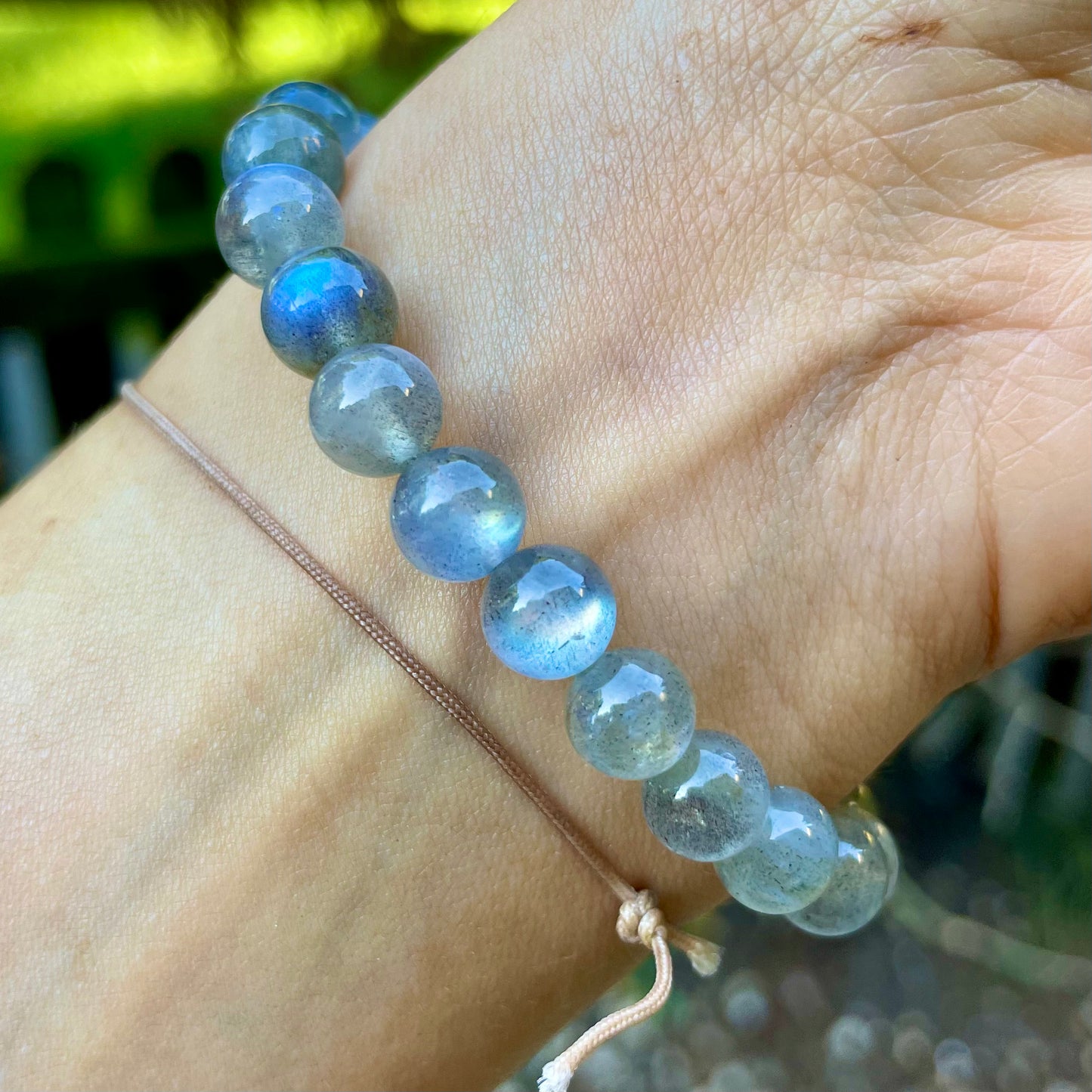 High Grade Flashy Labradorite Beaded Bracelet 🧿💫