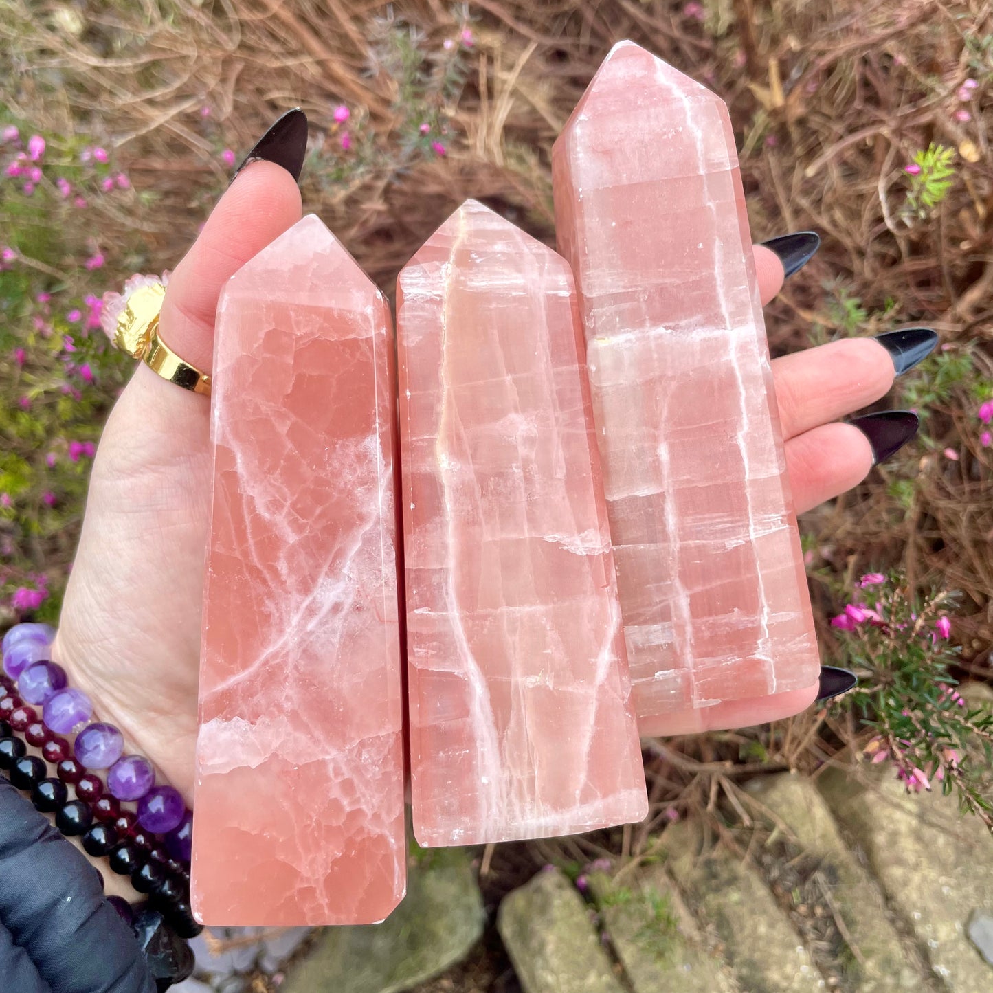 Rose Calcite Chunky Towers